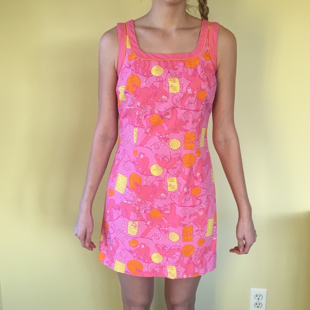 Lily Pulitzer Barrel of Monkey’s Print Dress